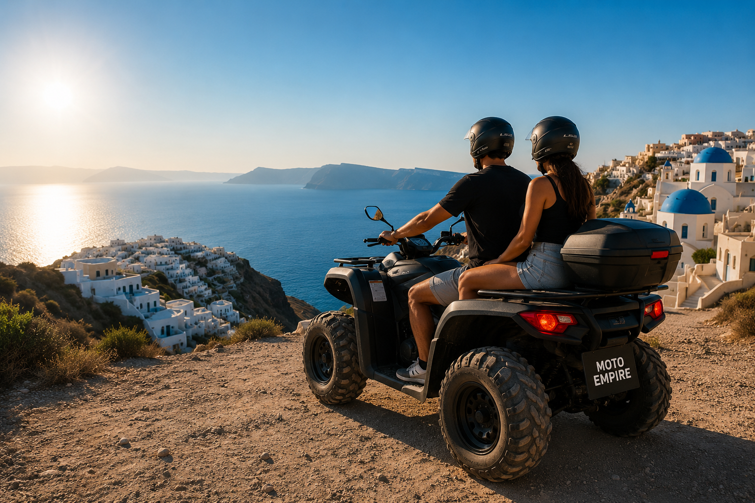 Morning ATV Tour Santorini