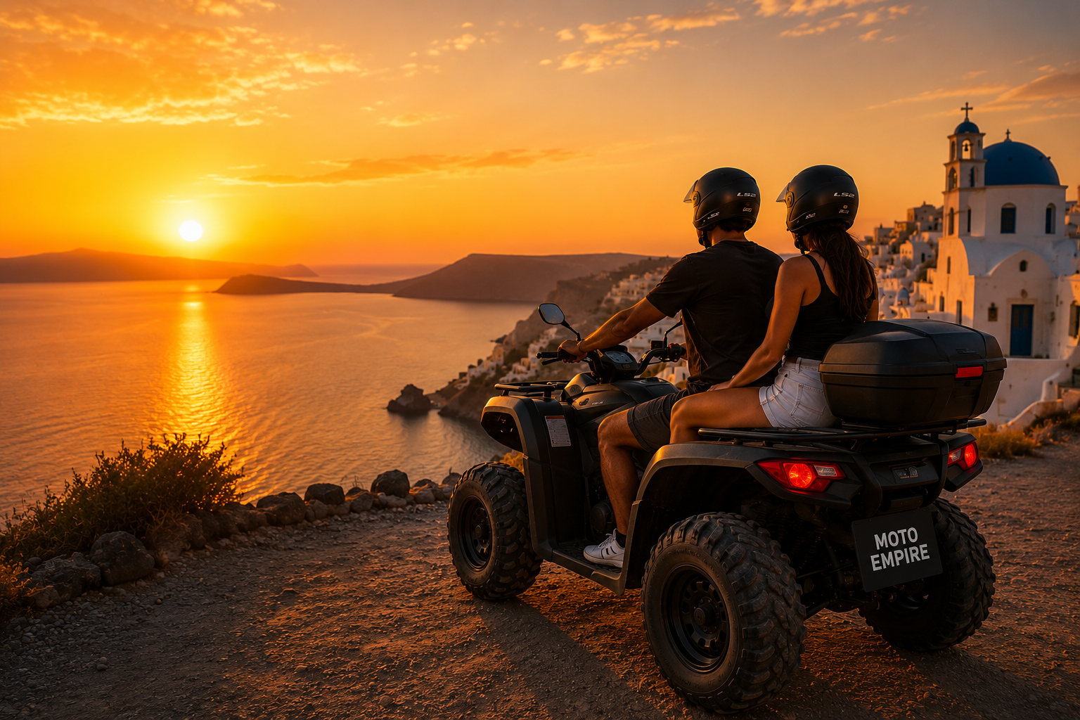 Sunset ATV Tour Santorini